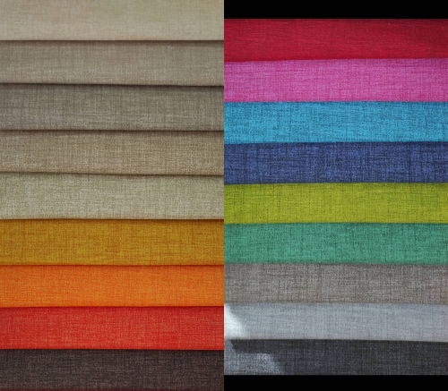 Egyszínű loneta lakástextil