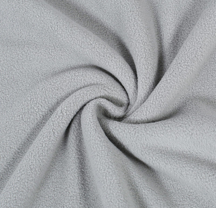 Világosszürke polár anyag, 150 cm széles