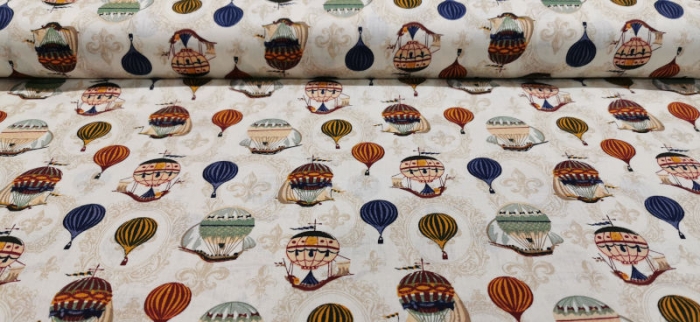 Ballon mintás <br/>pamutvászon