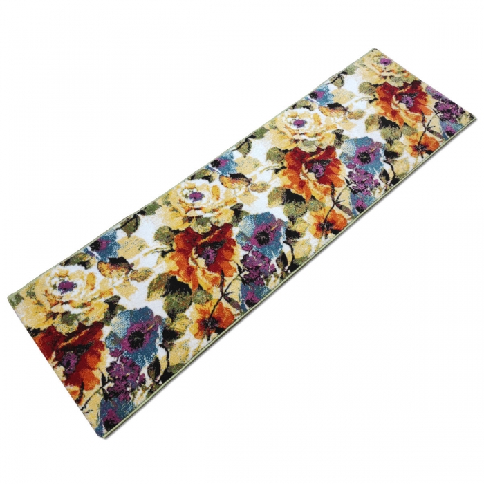 Virág mintás futószőnyeg <br/>60x200 cm