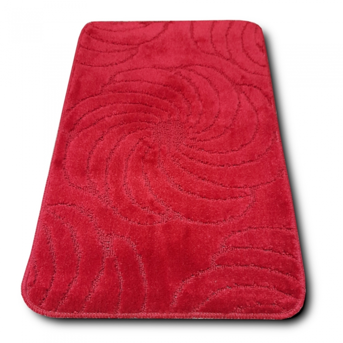 Piros színű <br/>1 részes fürdőszoba szőnyeg