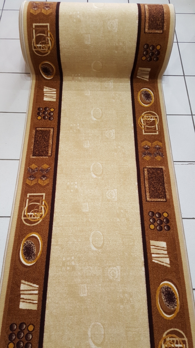 Buren bézs futószőnyeg - 100 cm széles