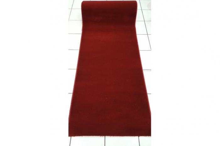 Bordó egyszínű futószőnyeg - 60 cm széles