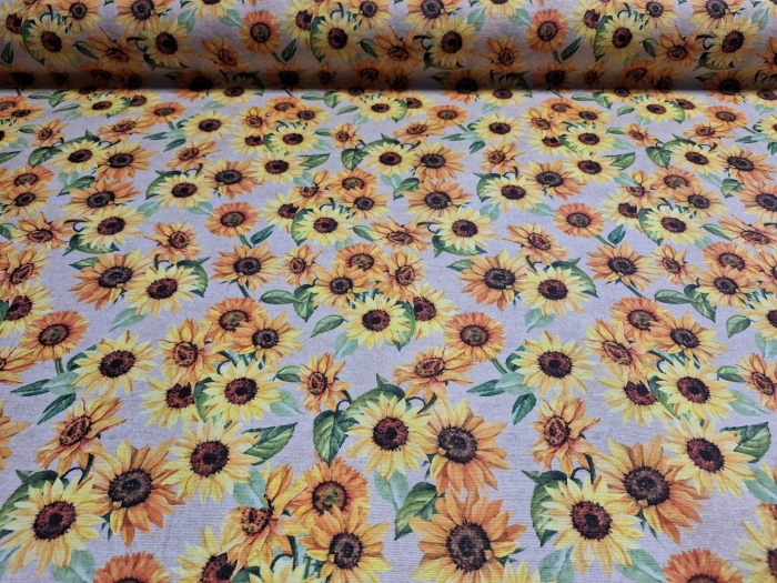 Napraforgó mintás<br>letörölhető textil terítő