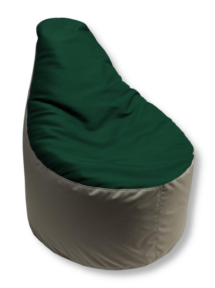Babzsákfotel - 250 l <br/>Bézs - zöld színű