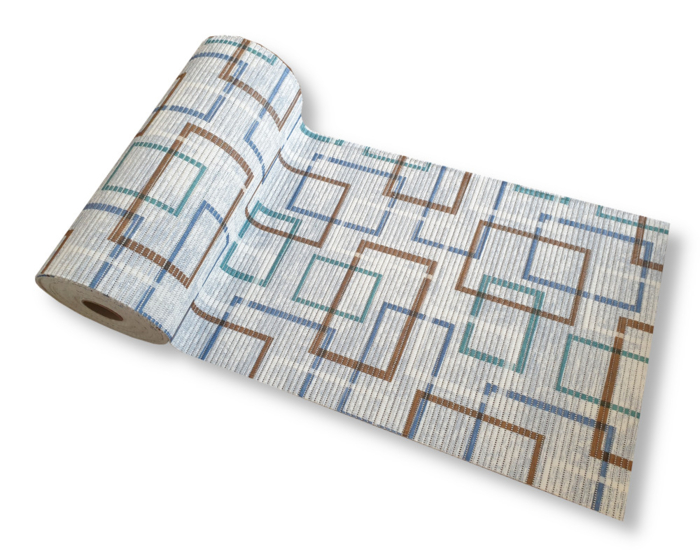 Aquamat fürdőszobai habszivacs <br/>Mintás - 65 cm széles