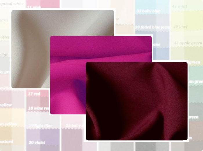 Egyszínű Minimatt szövet <br/>150 cm széles - több színben