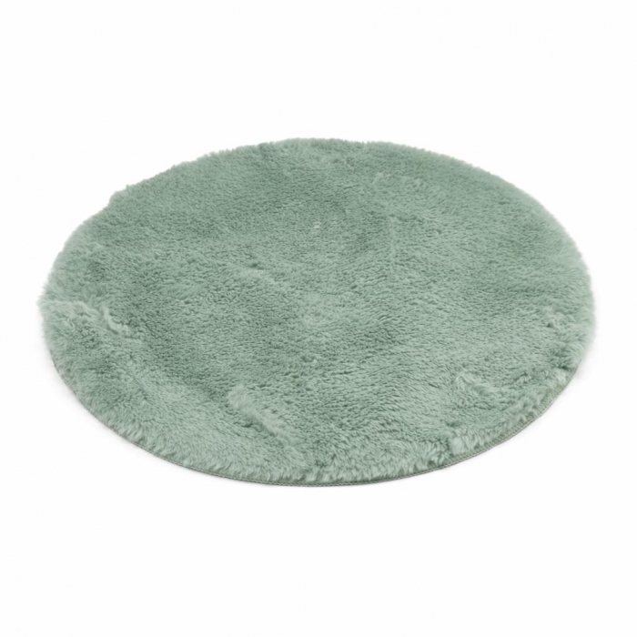 Zöld fürdőszoba szőnyeg<br>67 cm-es kör alakú