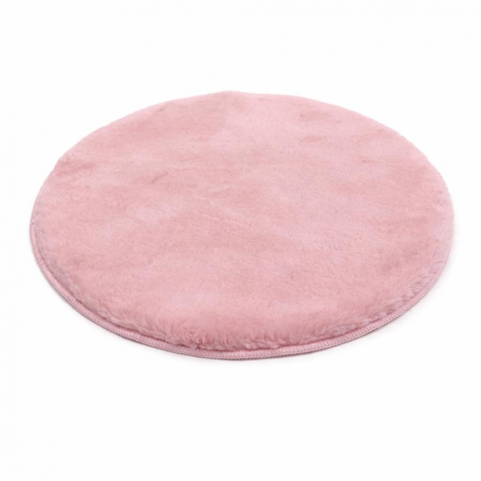 Rózsaszín fürdőszoba szőnyeg<br>100 cm-es kör