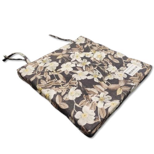 Leire 801 megkötős ülőpárna <br/>40x40x4 cm-Pamut  huzattal