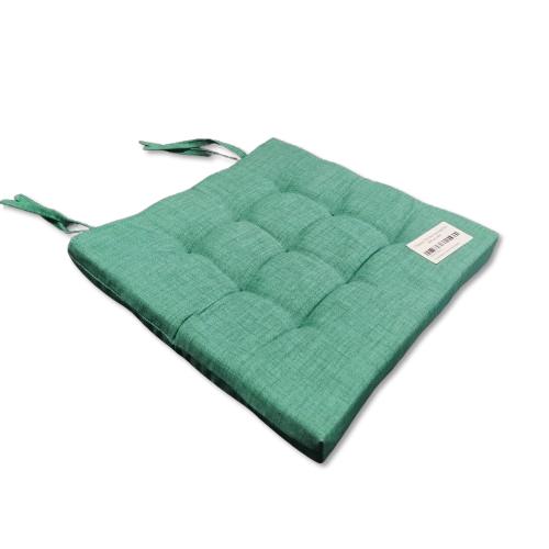 000 uni zöld ülőpárna <br/>35x35x4 - Loneta lakástextil huzattal