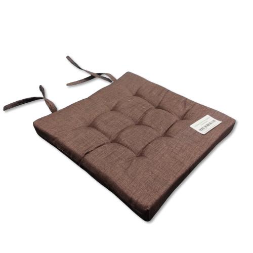 loneta S.barna ülőpárna <br/>35x35x4 - Loneta lakástextil huzattal
