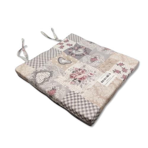 101 Romantika ülőpárna <br/>35x35x4 - Loneta lakástextil huzattal