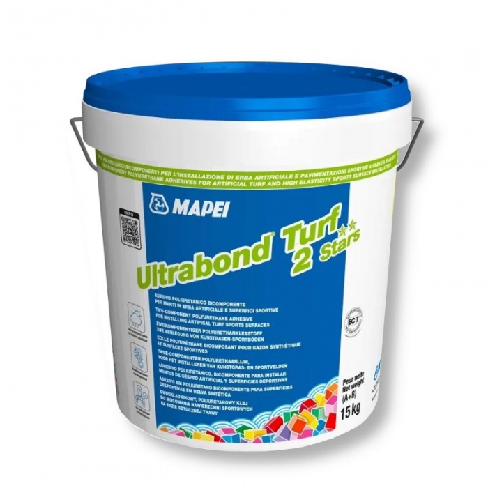Mapei Ultrabond – Kétkomponensű poliuretán műfű ragasztó <br/>15 kg-os kiszerelésben