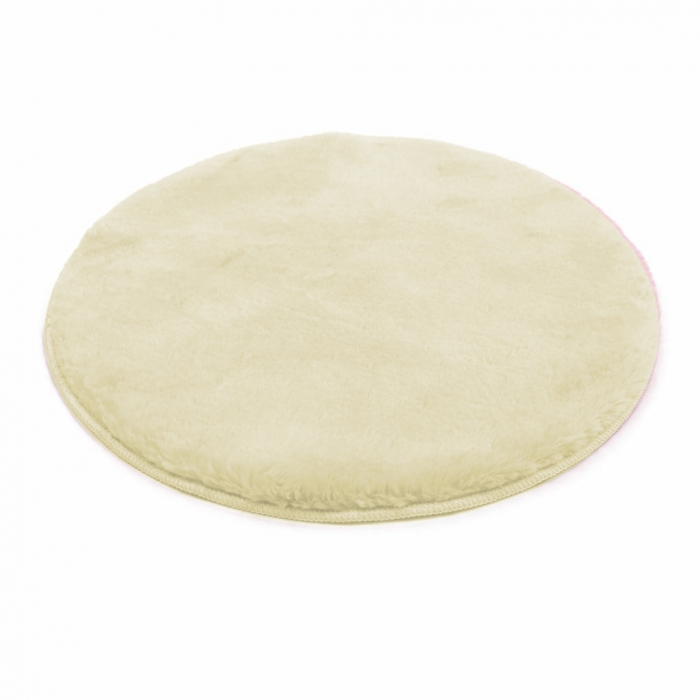 Bézs fürdőszoba szőnyeg<br>80 cm-es kör