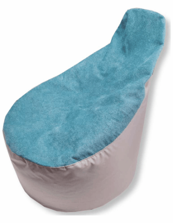 Babzsákfotel - 250 l <br/>Szürke - zöld