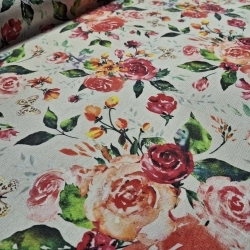 Rózsa mintásletörölhető textil terítő - 4. termékkép
