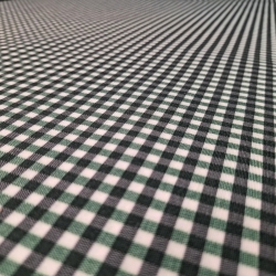 Zöld-fehér apró kockásletörölhető textil terítő - 4. termékkép