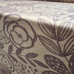 Koptatott virág mintásletörölhető textil terítő - 4. termékkép
