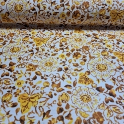 Sárga virág mintásletörölhető textil terítő - 2. termékkép