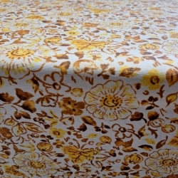 Sárga virág mintásletörölhető textil terítő - 5. termékkép