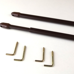 DIY Vitrázspálca, barna, több méretben 2db/cs - 3. termékkép