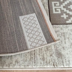 Nomád mintás barna szőnyeg - 4. termékkép