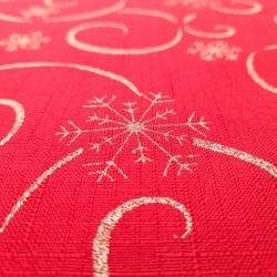 Karácsonyi teflonos asztalterítő piros-arany - több méretben - 3. termékkép