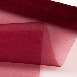 Bordó dekor organza 47 cm széles, 10 méter - 2. termékkép
