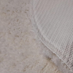 Fehér fürdőszoba szőnyeg67 cm-es kör alakú - 4. termékkép