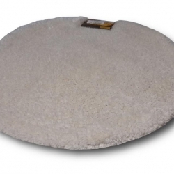 Fehér fürdőszoba szőnyeg67 cm-es kör alakú - 2. termékkép