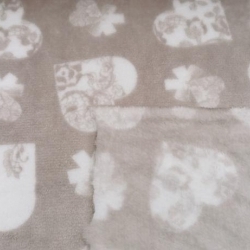 Bézs alapon fehér szív Mintás baby soft - 3. termékkép