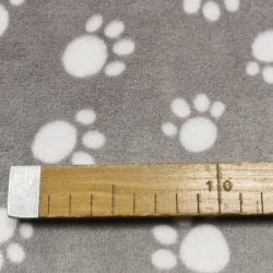 Szürke alapon 3cm-es mancs Mintás baby soft - 3. termékkép