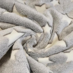 Szürke alapon UV csillag  Mintás baby soft - 2. termékkép