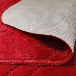 Piros színű 1 részes fürdőszoba szőnyeg - 2. termékkép