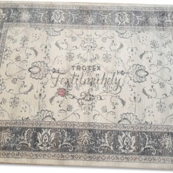 Szürke klasszikus mintás szőnyeg - 285x200 cm - 2. termékkép