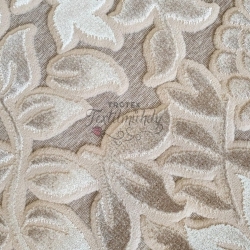 3D virág mintás bézs szőnyeg - 4. termékkép