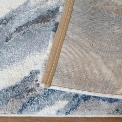 Márvány mintás barna/ciánkék színű szőnyeg - 3. termékkép
