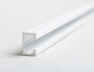 1-soros 6mm Aluprofil, fehér, több méretben