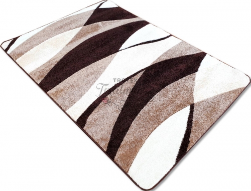 Hullám mintás <br/>Barna/Bézs színű szőnyeg