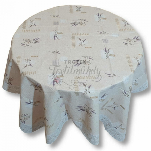 Terítő-152x228/ovál-csipkés