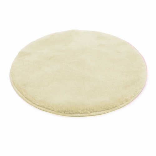 Bézs fürdőszoba szőnyeg<br>80 cm-es kör
