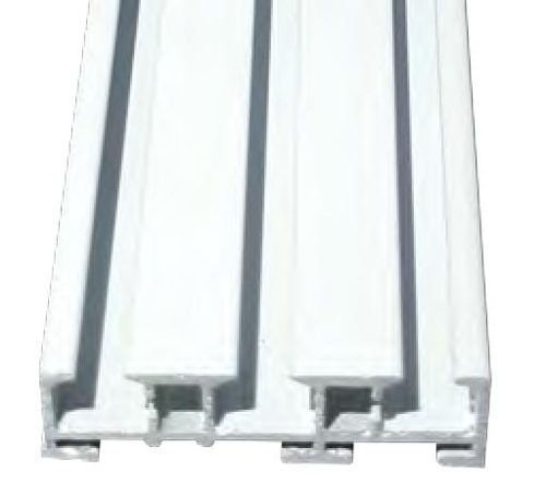 3-soros 6mm Aluprofil, fehér, több méretben