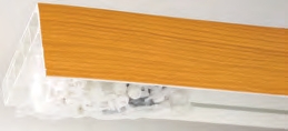 Előlap PVC 50 mm, világos-tölgy, 1 méter