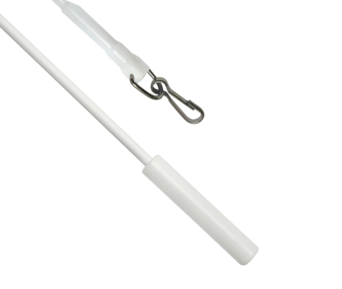DIY Függönyelhúzó pálca,fehér,1db/cs, több méretben