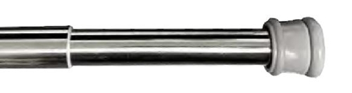 Önfeszítő - Zuhanyfüggöny tartó rúd <br/>65-220cm, króm, Jetran - Több méretben