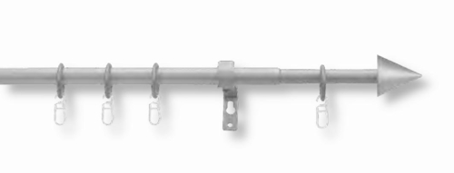 16/13mm karnis szett Kúp 1-soros,nikkel-matt, 130-240cm