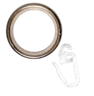 19mm FRANCE karika szilikon betéttel+rszk.nemesfém,10db/cs